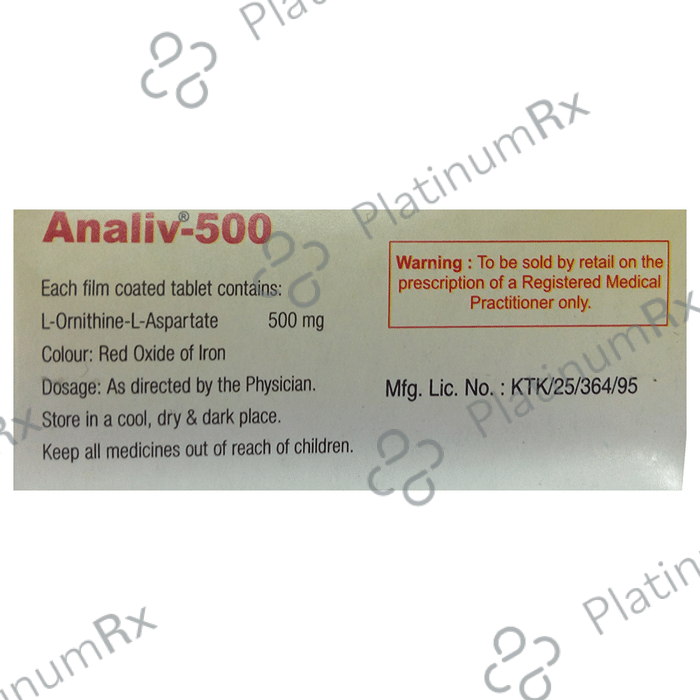 Analiv 500mg Tablet 10s