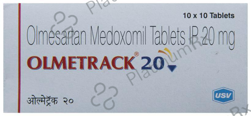 Olmetrack 20mg Tablet 10s