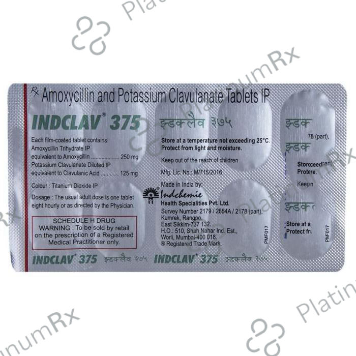 Indclav 375 Tablet