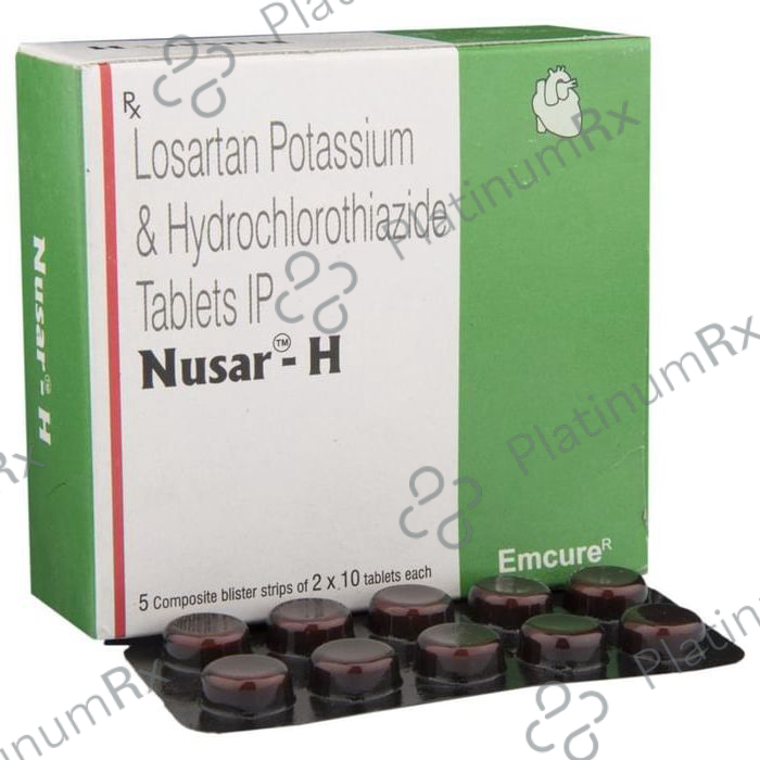 Nusar H 12.5/50mg Tablet 10s