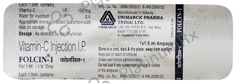 Folcin 1 Injection