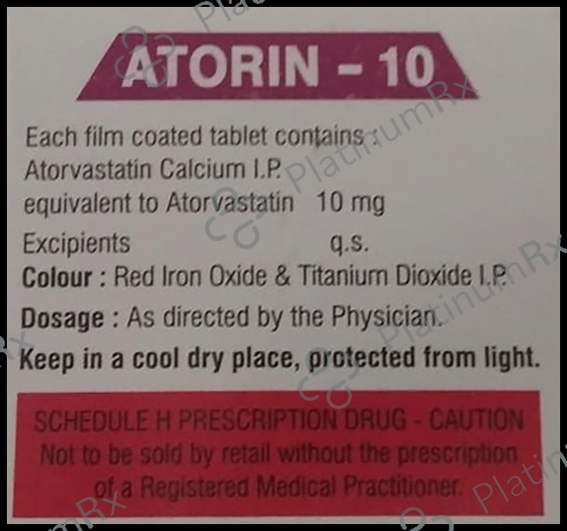 Atorin 10mg Tablet 10s