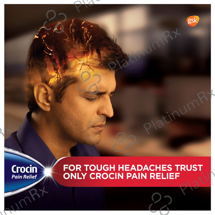 Crocin Pain Relief 50/650mg Tablet 15s