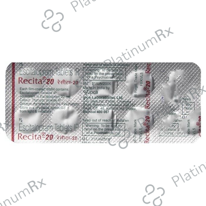 Recita 20mg Tablet 10s