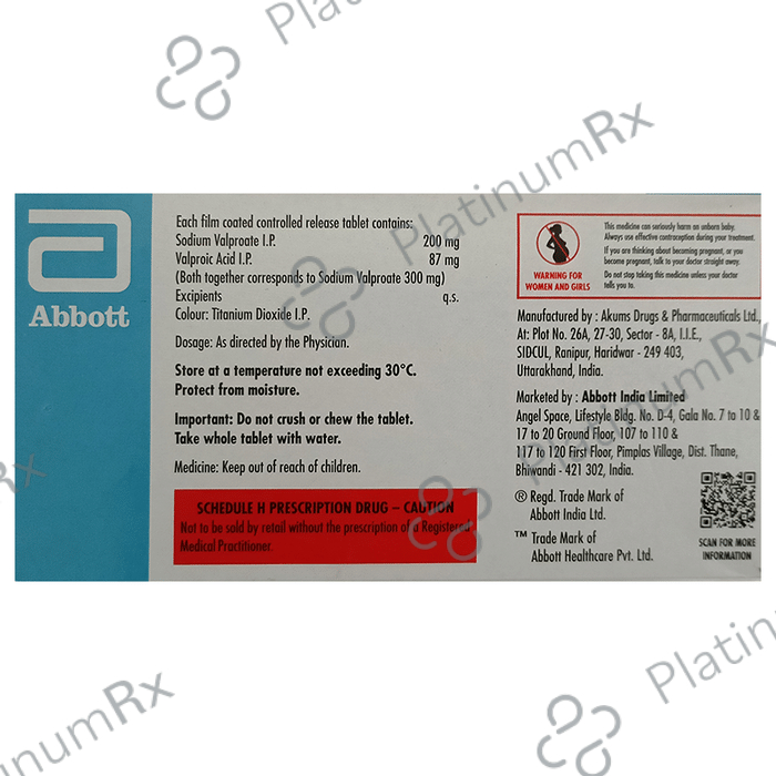 Epilex Chrono 300 Eazy Glide Tablet CR 15s