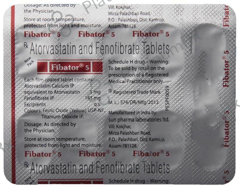 Fibator 5/145mg Tablet 10s