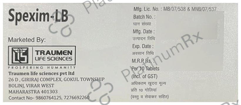 Spexim-LB Tablet DT