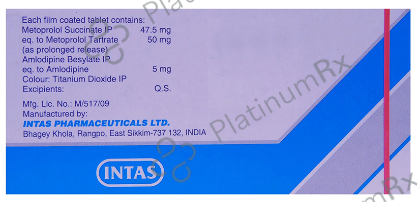 Embeta AM 50/5mg Tablet PR 10s