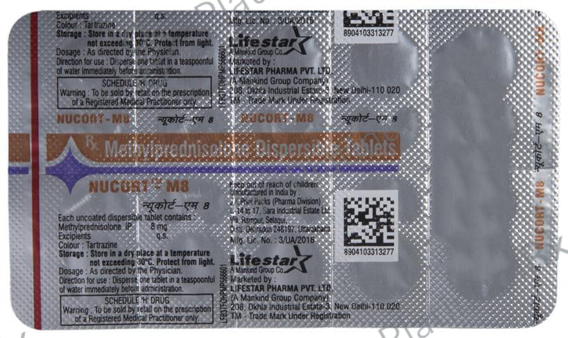 Nucort M 8mg Tablet DT 10s