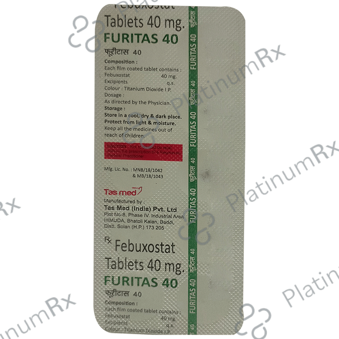Furitas 40mg Tablet