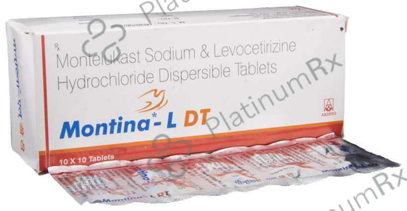 Montina L DT 2.5/4mg Tablet 10s