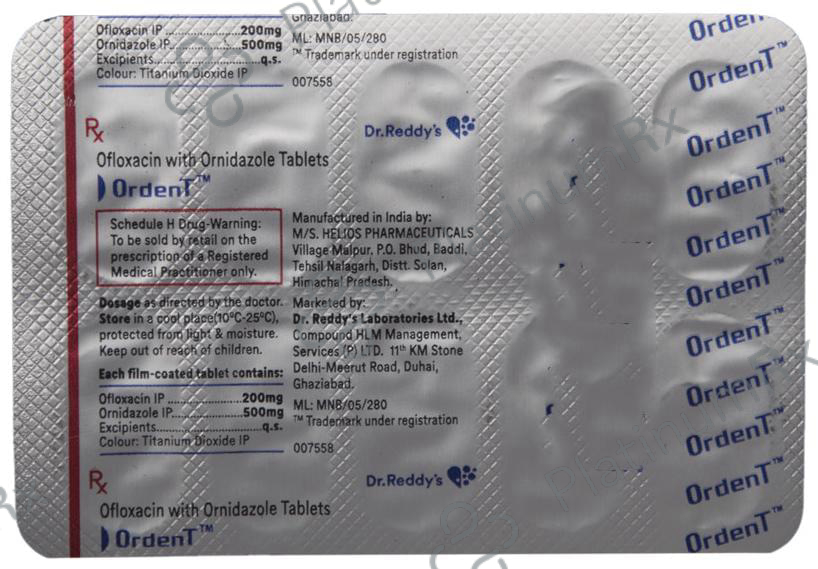 Ordent 200/500mg Tablet 10s