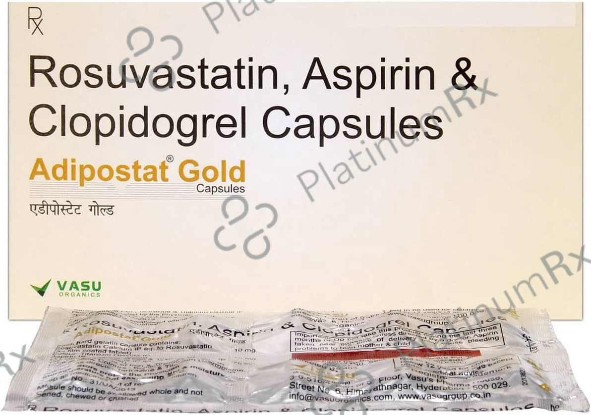 Adipostat Gold 20/75/75mg Capsule 10s