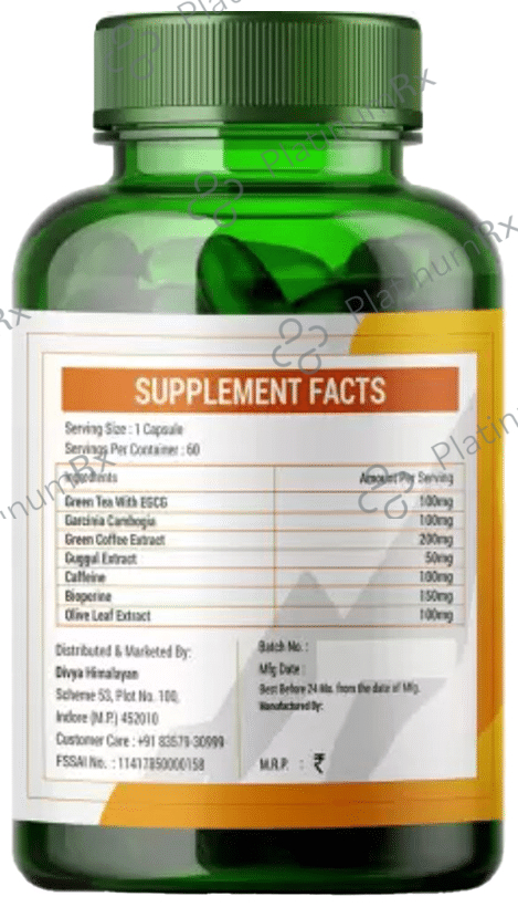 Divya Himalayan Thermogenic Fat Burner Capsule