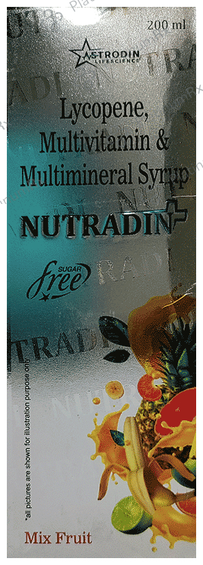 Nutradin Syrup Mixed Fruit Sugar Free