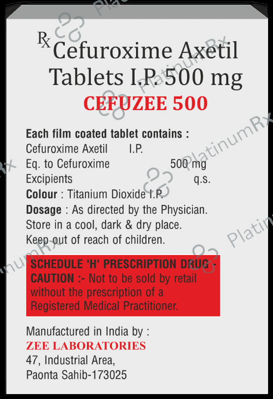 Cefuzee 500 Tablet