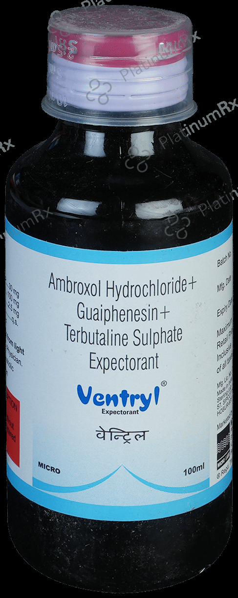 Ventryl 30/100/2.5mg Expectorant 100ml