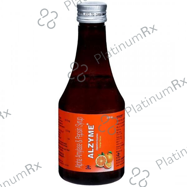 Alzyme Plus Orange Syrup 200ml