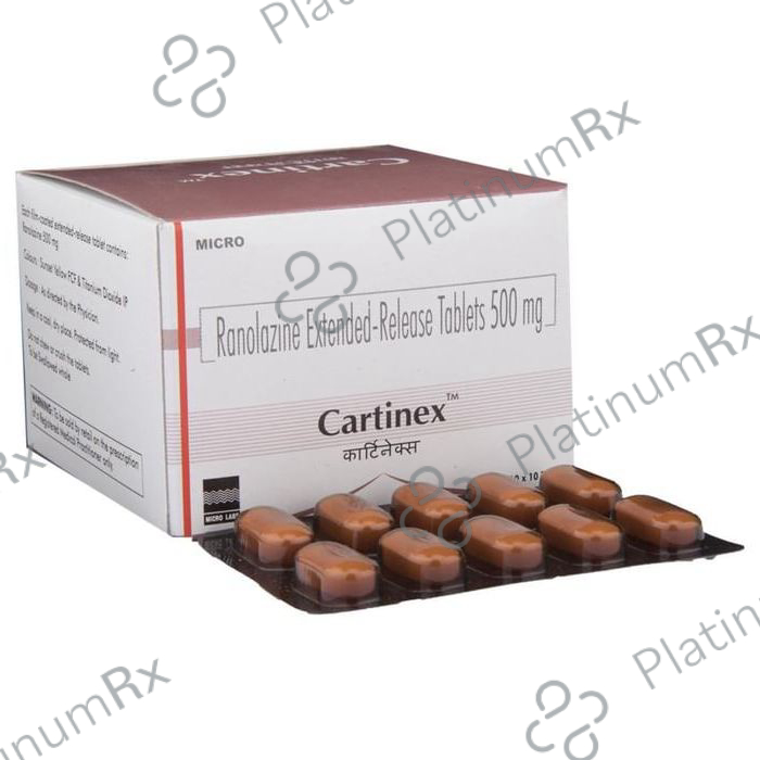 Cartinex 500mg Tablet ER 10s