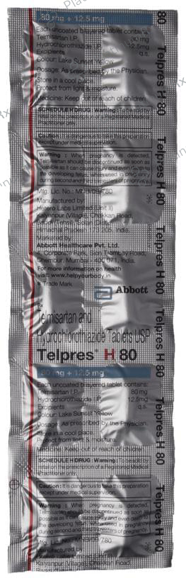 Telpres H 12.5/80mg Tablet 10s
