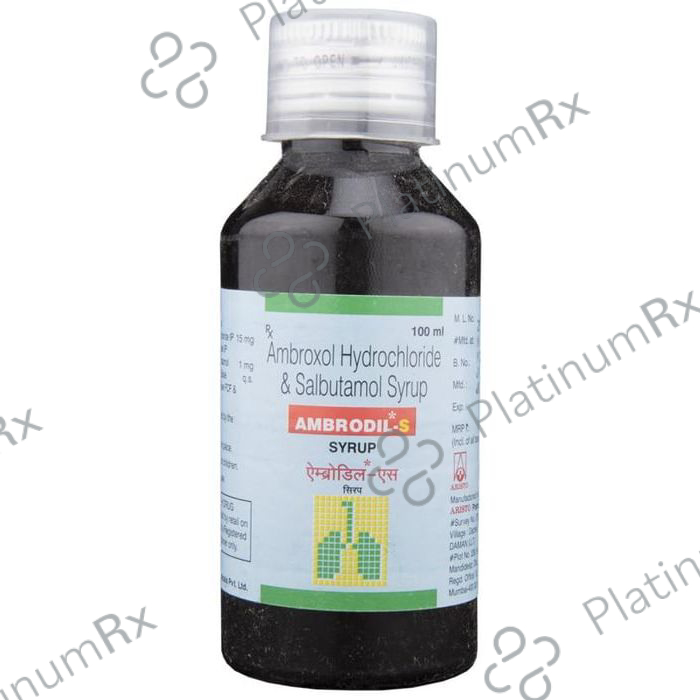 Ambrodil S 15/1mg Syrup 100ml