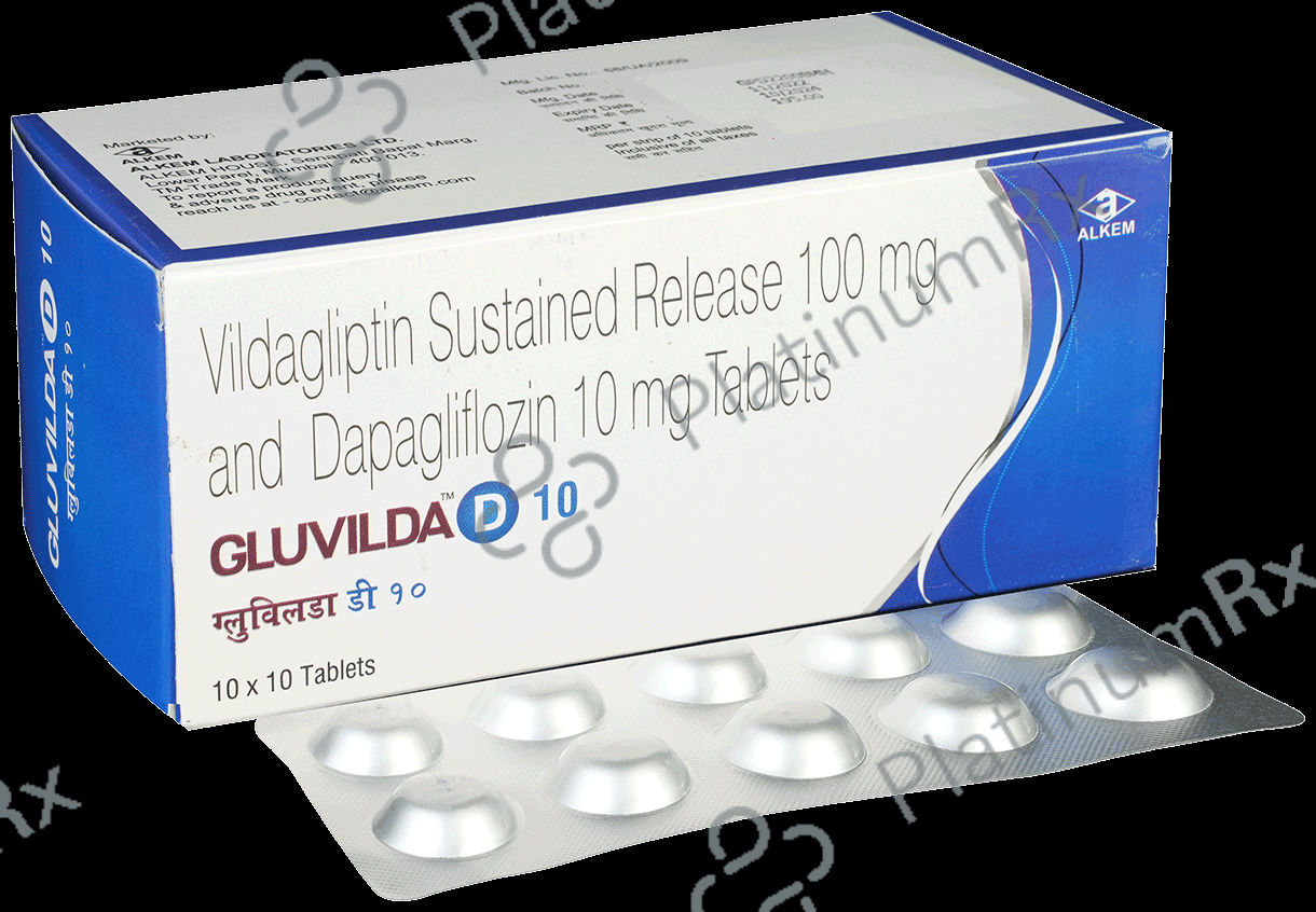 Gluvilda D 10/100mg Tablet 10s