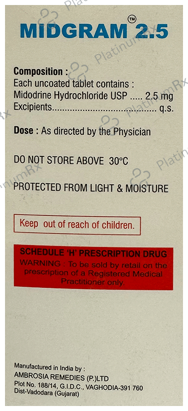 Midgram 2.5 Tablet