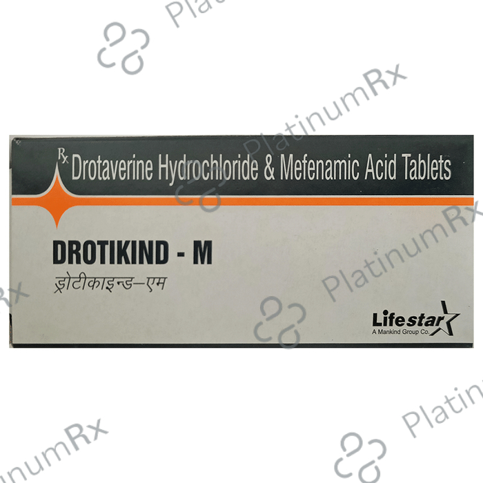 Drotikind M 80/250mg Tablet 10s