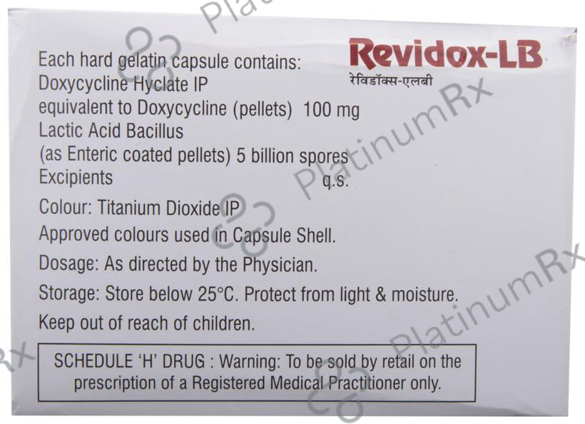 Revidox LB 100mg/5B Capsule 10s