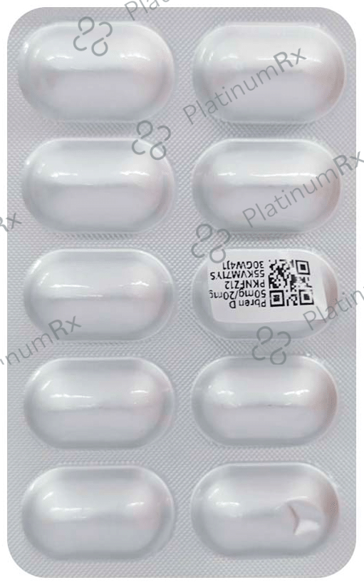 Pbren D 50mg/20mg Capsule