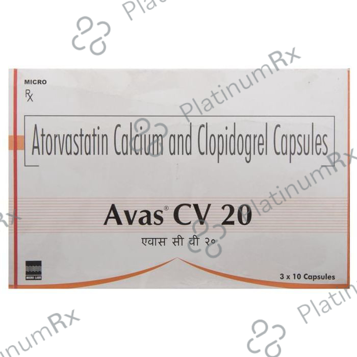 Avas CV 20/75mg Capsule 10s
