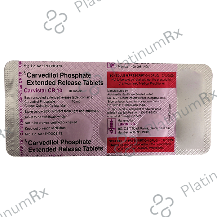 Carvistar CR 10mg Tablet 10s