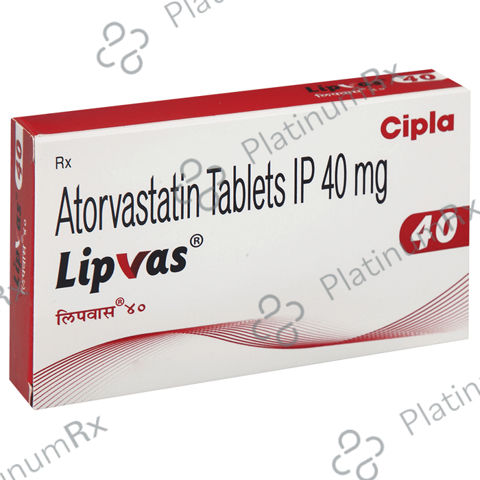 Lipvas 40mg Tab 10s