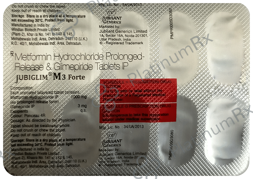 Jubiglim M3 Forte Tablet PR