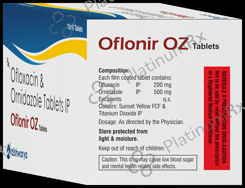 Oflonir OZ 200mg/500mg Tablet