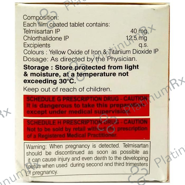 Teldawn CH 40/12.5mg Tablet 10s