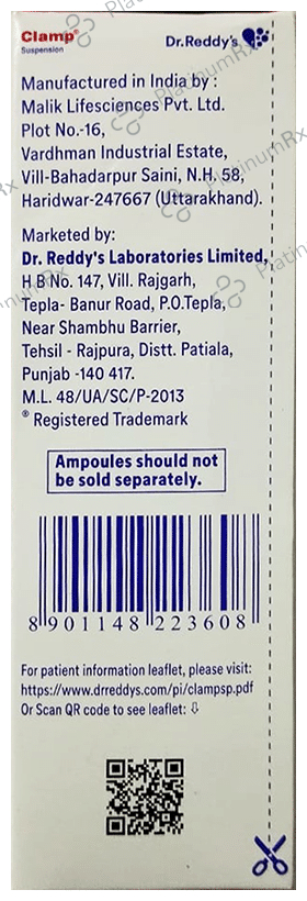 Clamp 200/28.5mg Suspension 30ml
