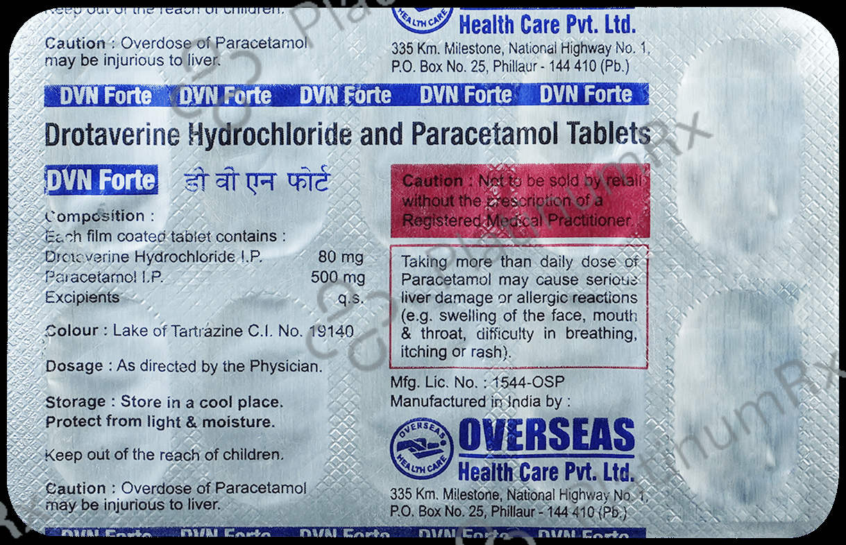 Dvn Forte 80/500mg Tablet 10s