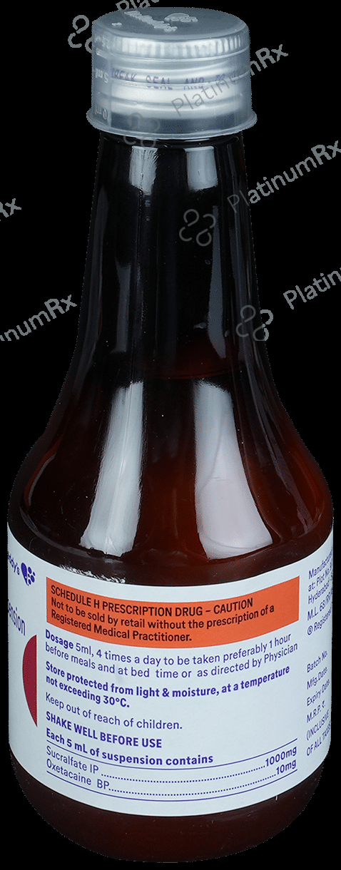 Sparacid O Mint Oral Suspension 200ml