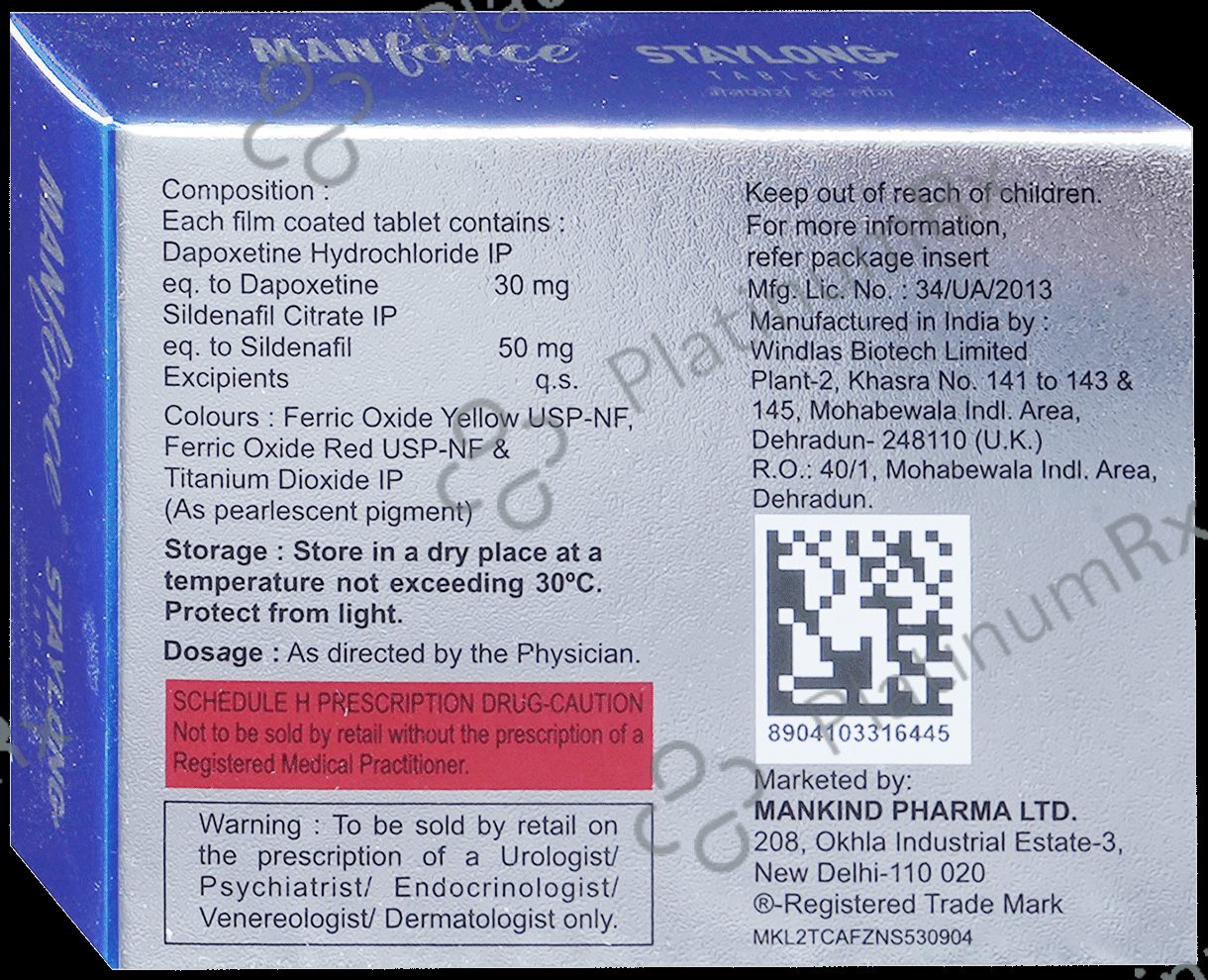 Manforce Staylong Tablet