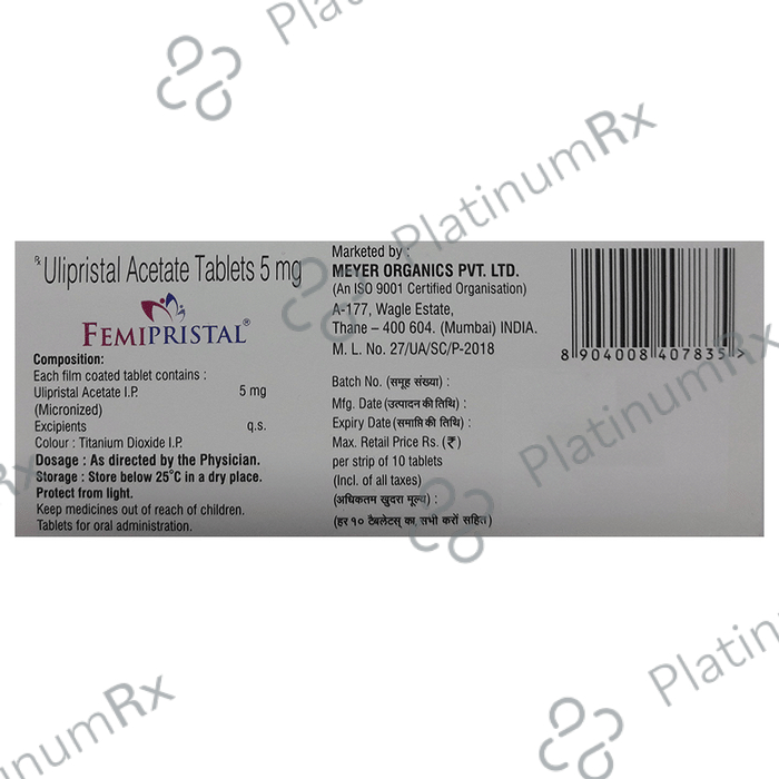 Femipristal 5mg Tablet 10s