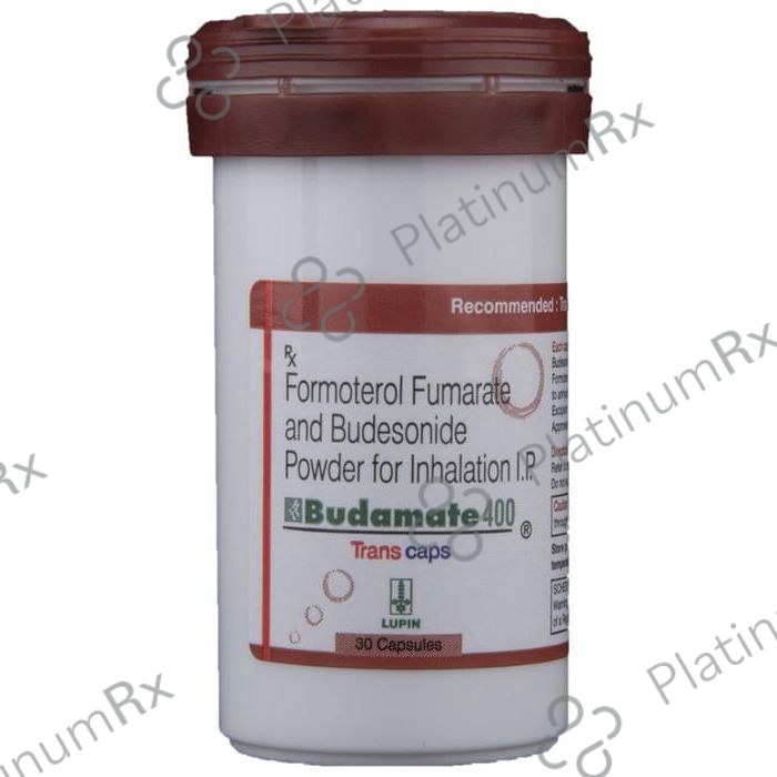 Budamate 6/400mcg Transcaps 30s