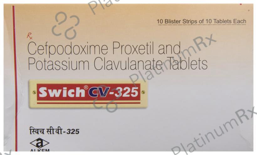 Swich CV 325mg Tablet 10s