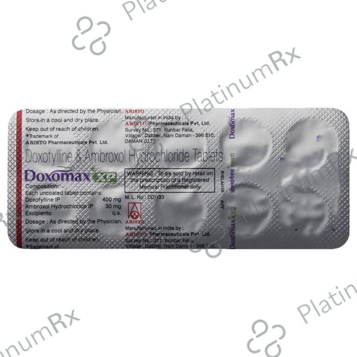 Doxomax XP 30/400mg Tablet 10s