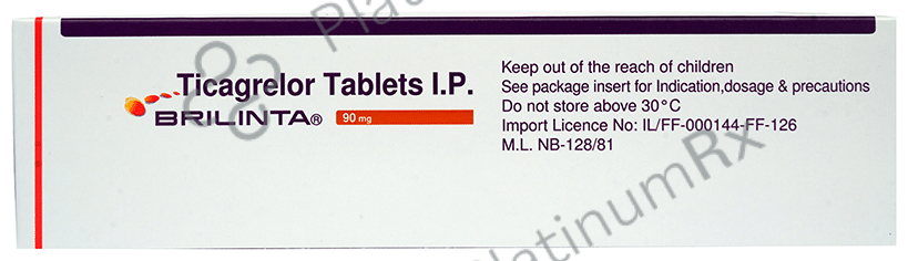 Brilinta 90mg Tablet 14s