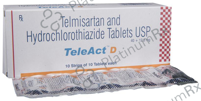 Teleact D 12.5/40mg Tablet 10s