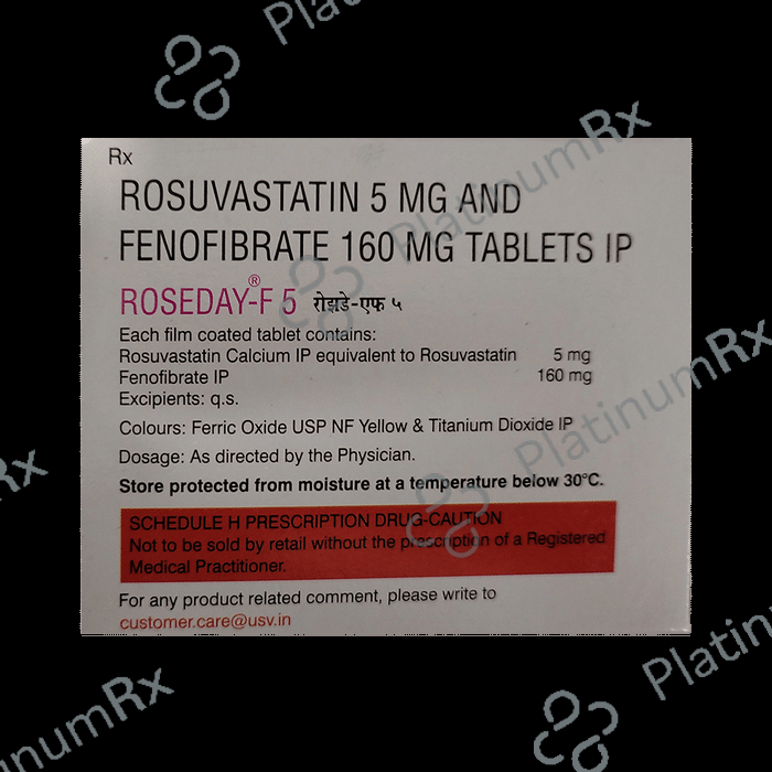 Roseday F 5/160mg Tablet 10s