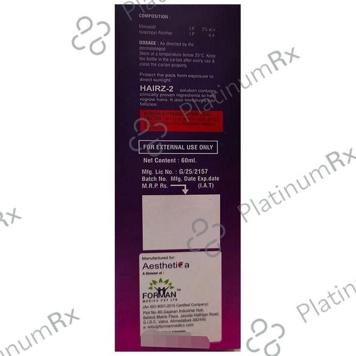 Hairz 2 Hair Growth Solution
