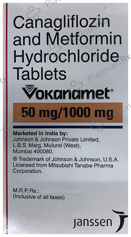 Vokanamet 50mg/1000mg Tablet