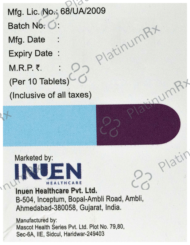 Inucard M 50 Tablet ER